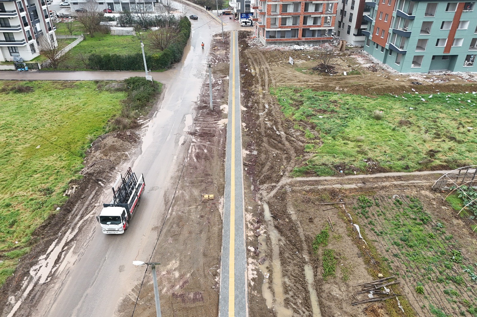 ÇİFTLİKKÖY’DE ALTYAPI ÇALIŞMALARI TÜM HIZIYLA SÜRÜYOR