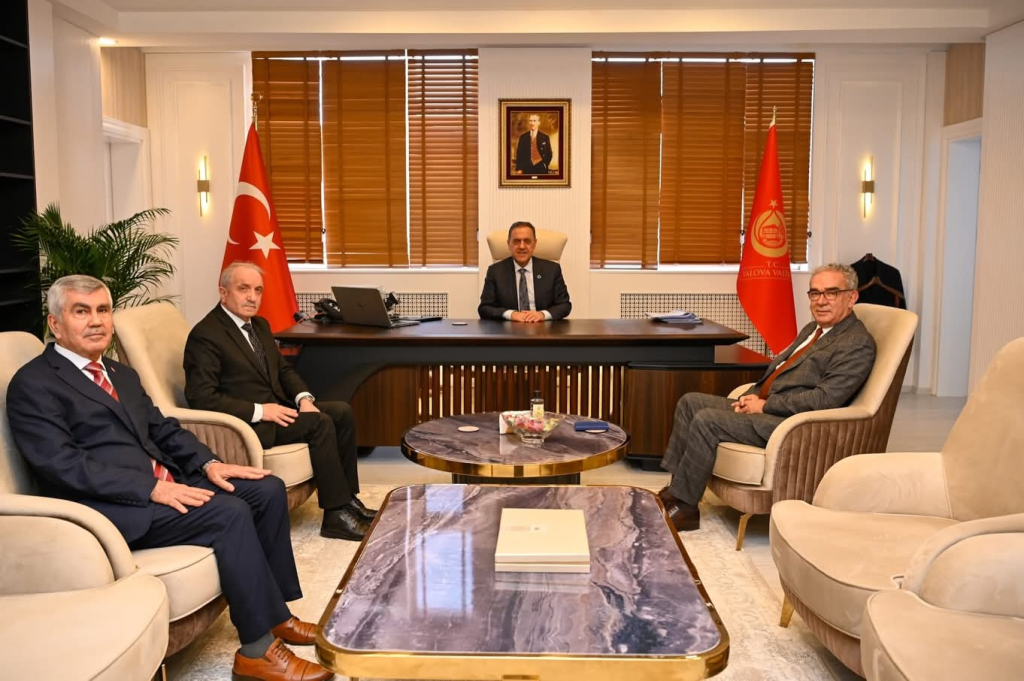 Yalova’daki Kurum Müdürlerinden Vali Usta’ya Hayırlı Olsun Ziyareti