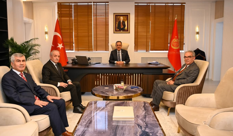 Yalova’daki Kurum Müdürlerinden Vali Usta’ya Hayırlı Olsun Ziyareti