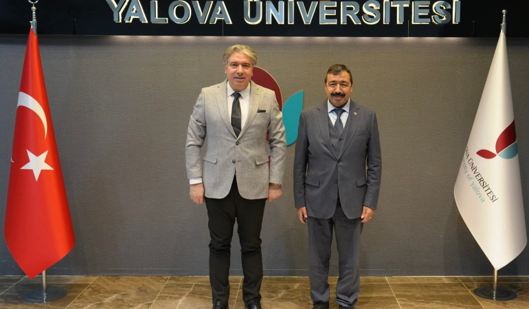 İzmir Kâtip Çelebi Üniversitesi Rektörü Prof. Dr. Saffet Köse’den Yalova Üniversitesi’ne Ziyaret