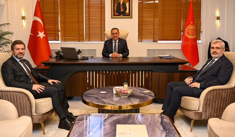 Yalova Valisi Dr. Ahmet Hamdi Usta’dan Millî Eğitim Heyetine Teşekkür