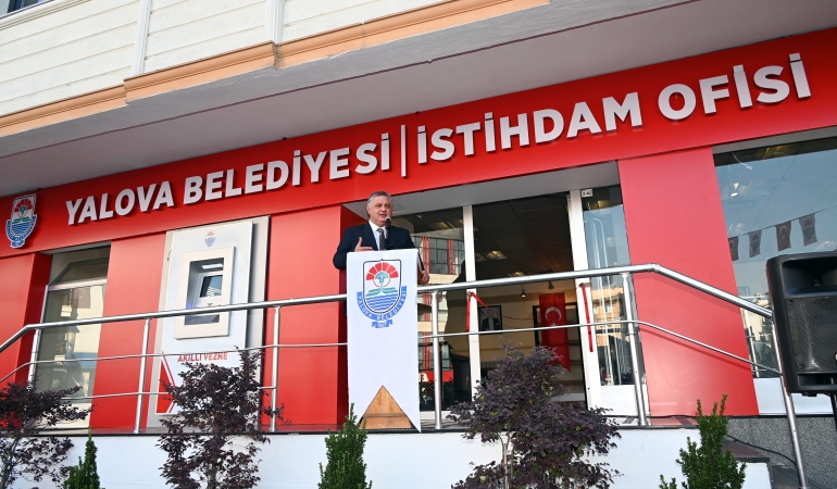 YALOVA BELEDİYESİ İSTİHDAM OFİSİ BUGÜNE KADAR 630 KİŞİNİN İŞE YERLEŞTİRİLMESİNE ARACILIK ETTİ