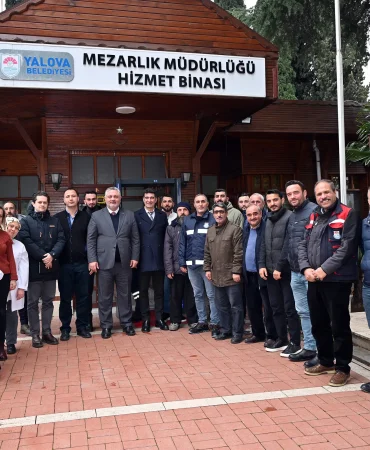 Yalova Belediyesi Mezarlıklar Müdürlüğü 2025’te 1.410 Cenazeye Hizmet Verdi