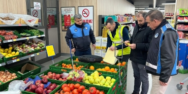 YALOVA BELEDİYESİ’NDEN SEBZE VE MEYVEDE KÜNYE DENETİMİ  