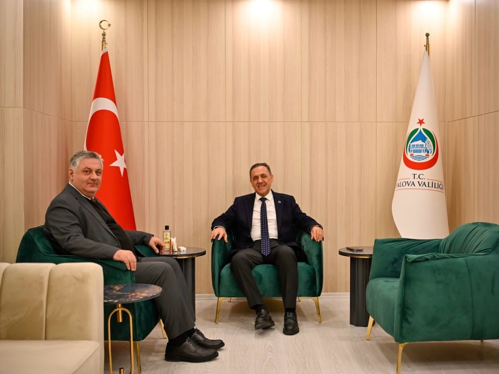 BAŞKAN GÜREL’DEN VALİ USTA’YA HAYIRLI OLSUN ZİYARETİ