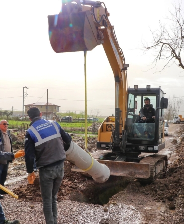 500 EVLER MAHALLESİ’NDE SU HATTI YENİLENİYOR