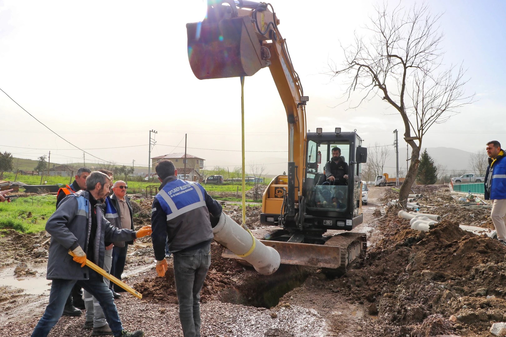 500 EVLER MAHALLESİ’NDE SU HATTI YENİLENİYOR