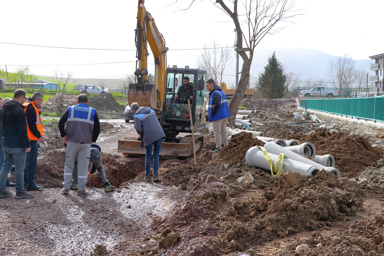 500 EVLER MAHALLESİ’NDE SU HATTI YENİLENİYOR