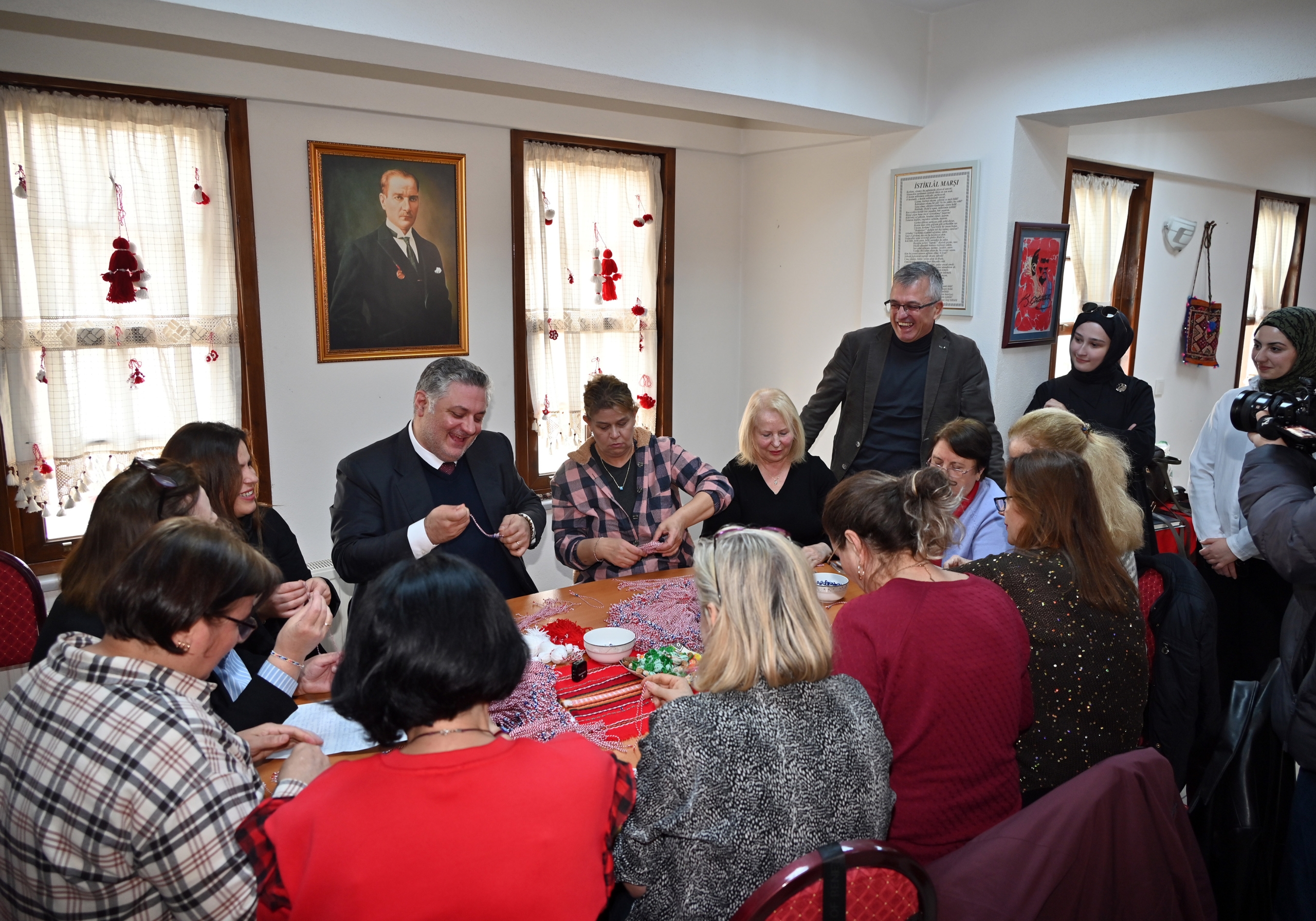 BAŞKAN GÜREL MARTENİÇKA GELENEĞİNE KATILDI  