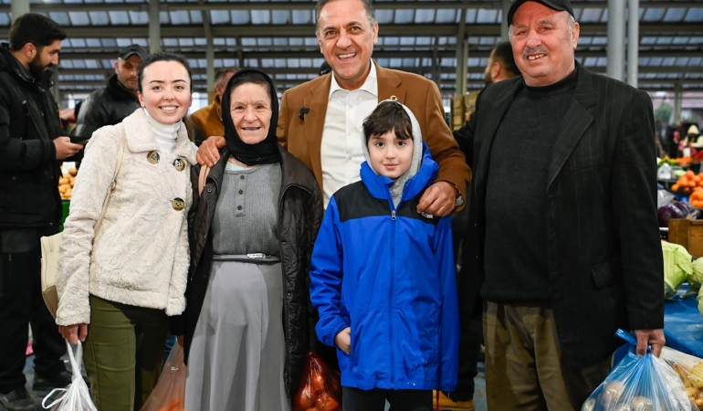 Yalova Valisi Dr. Ahmet Hamdi Usta’dan Kapalı Pazar Yeri Ziyareti