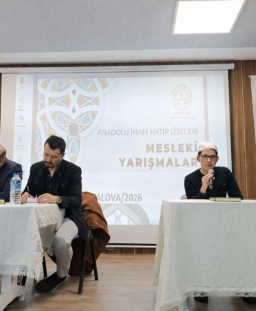 Yalova’da İmam Hatip Liseleri Mesleki Yarışmaları İl Finali Coşkuyla Gerçekleştirildi