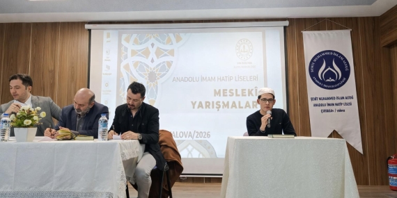 Yalova’da İmam Hatip Liseleri Mesleki Yarışmaları İl Finali Coşkuyla Gerçekleştirildi