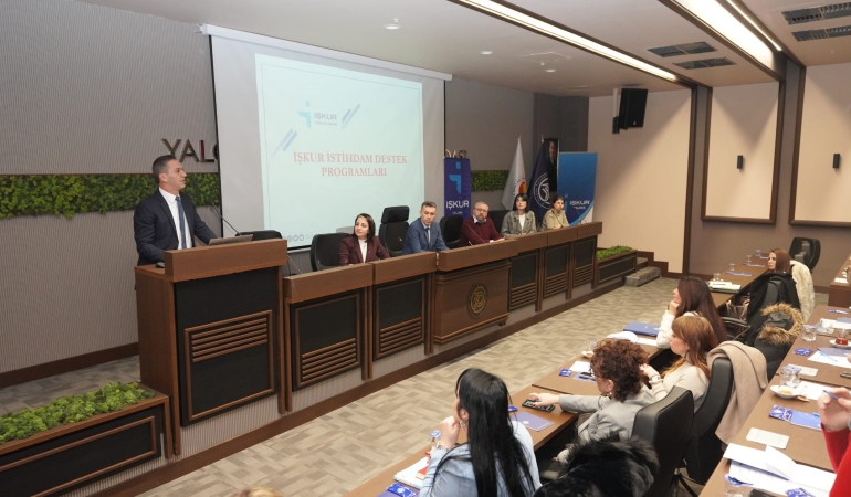 Yalova’da İŞKUR Teşvikleri Kadın Girişimcilere Anlatıldı