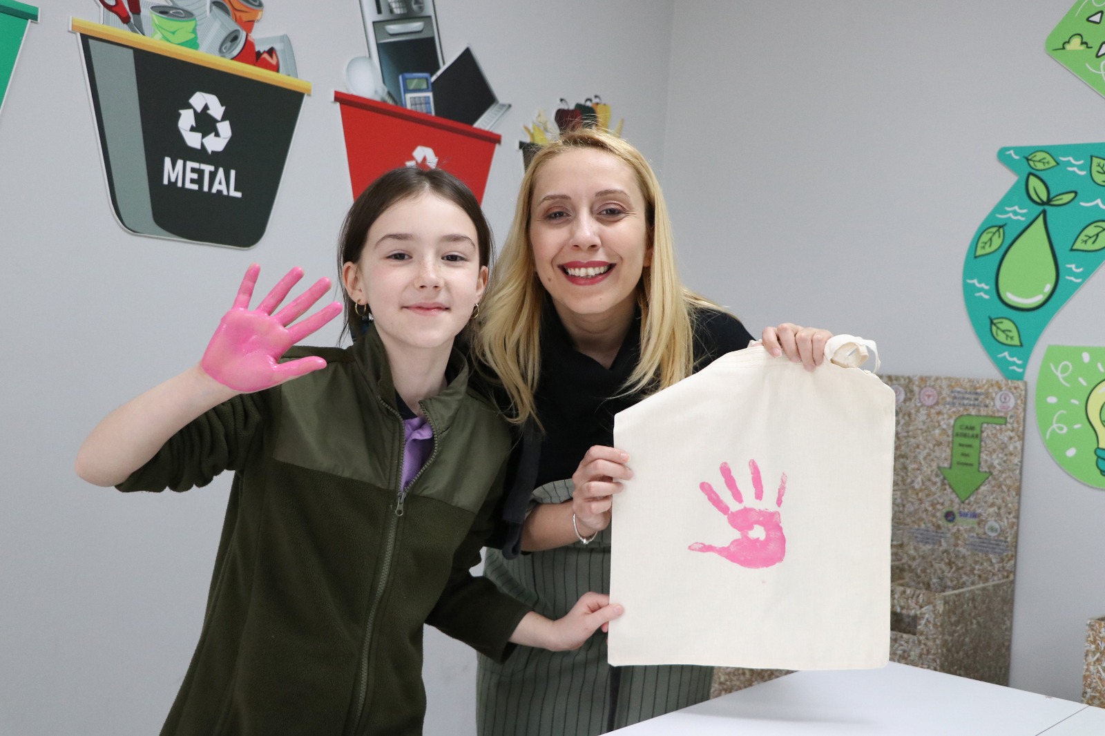 ÇİFTLİKKÖY’DE ÖĞRENCİLER GERİ DÖNÜŞÜMÜ YERİNDE ÖĞRENDİ