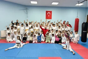 ÇİFTLİKKÖY KARATECİLERİ KUŞAK SINAVI HEYECANI YAŞADI