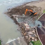 GACIK DEREAĞZINDA GÜÇLENDİRME ÇALIŞMASI BAŞLADI