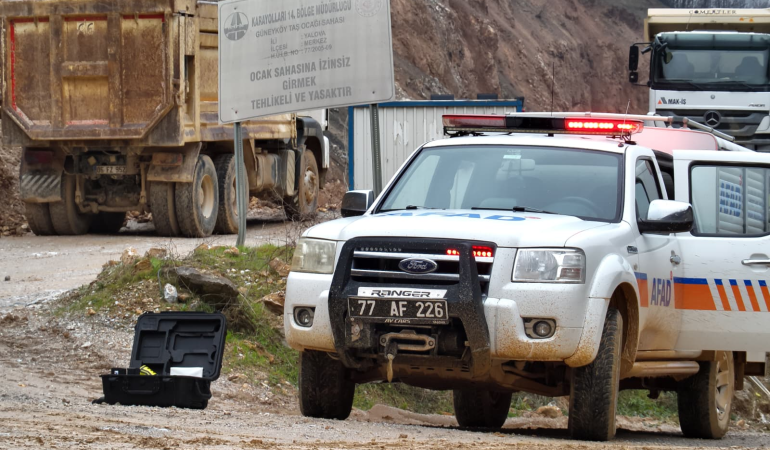 Paşakent Maden Sahasında ‘Mahsur Keçi’ İhbarı Boz Ayı Çıktı