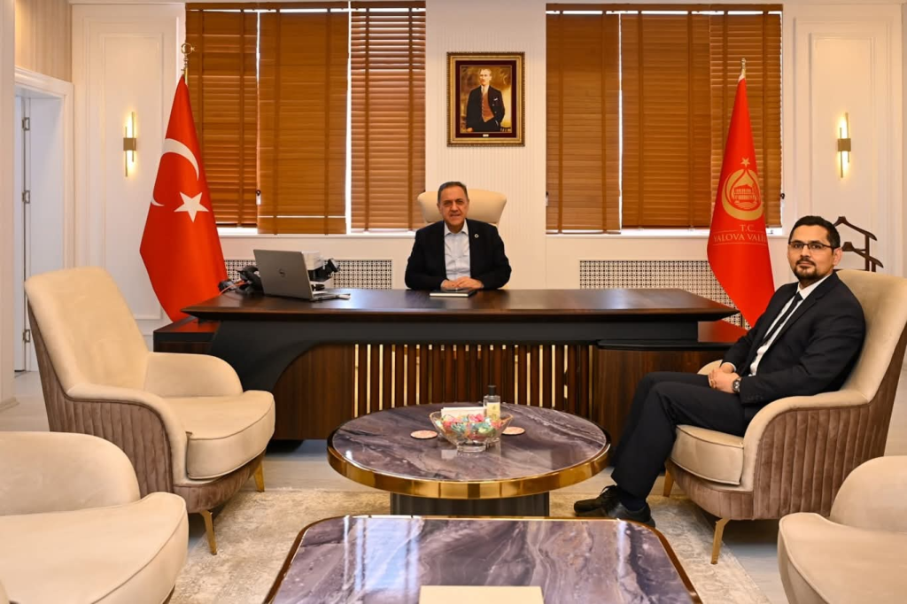 Yalova İl Tarım ve Orman Müdürü İlmeç ile Başhekim Ergenç’ten Vali Usta’ya Hayırlı Olsun Ziyareti