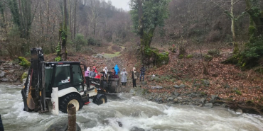 Teşvikiye’de Dere Seviyesi Yükseldi, Trekking Grubu Güvenli Şekilde Tahliye Edildi