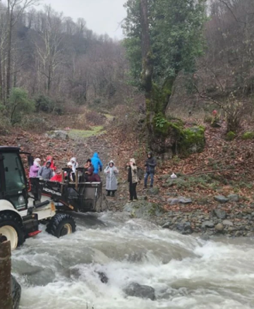 Teşvikiye’de Dere Seviyesi Yükseldi, Trekking Grubu Güvenli Şekilde Tahliye Edildi