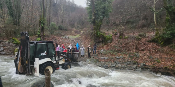 Teşvikiye’de Dere Seviyesi Yükseldi, Trekking Grubu Güvenli Şekilde Tahliye Edildi