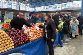 ÇİFTLİKKÖY ZABITASI PAZAR DENETİMLERİNİ SÜRDÜRÜYOR