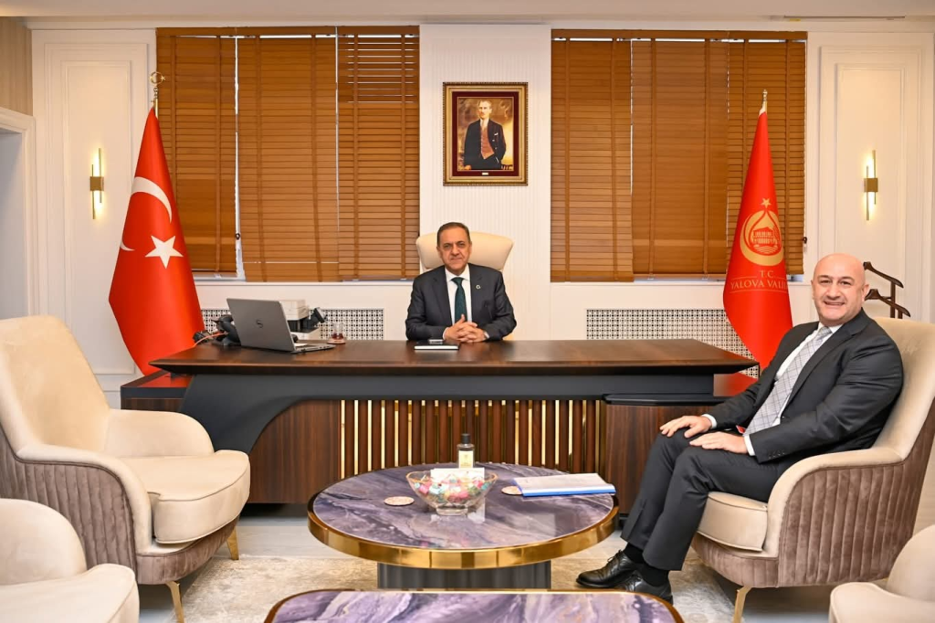 Marmaragaz Yalova İl Müdürü Fatih Er’den Vali Dr. Ahmet Hamdi Usta’ya Hayırlı Olsun Ziyareti