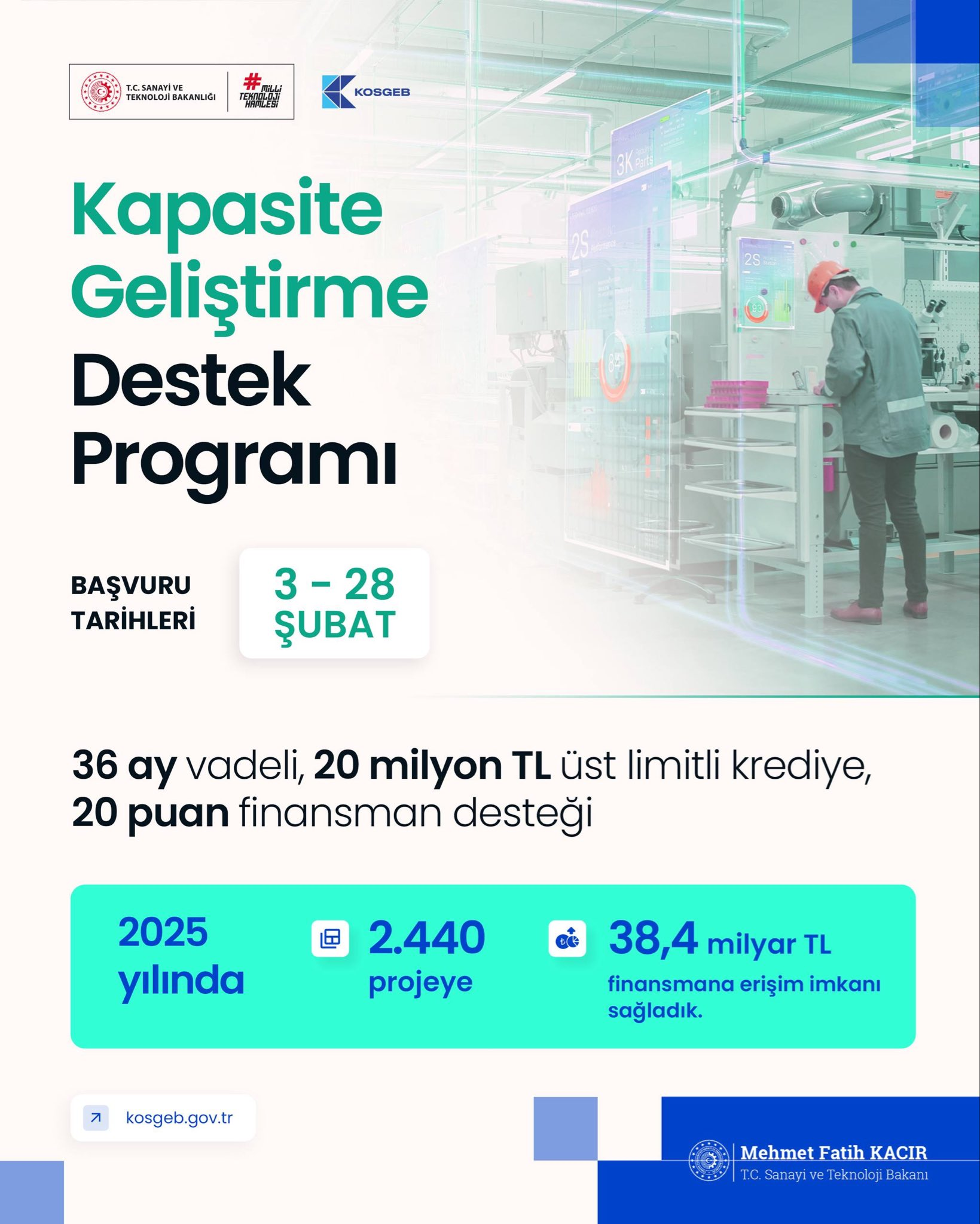 KOBİ’lere Büyük Destek: Kapasite Geliştirme Destek Programı’nın 2026 Başvuruları Başladı