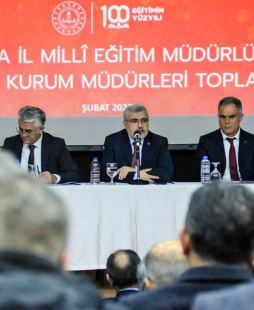 2025-2026 Eğitim Öğretim Yılı İkinci Dönem Başı Okul/Kurum Müdürleri Toplantısı Yapıldı