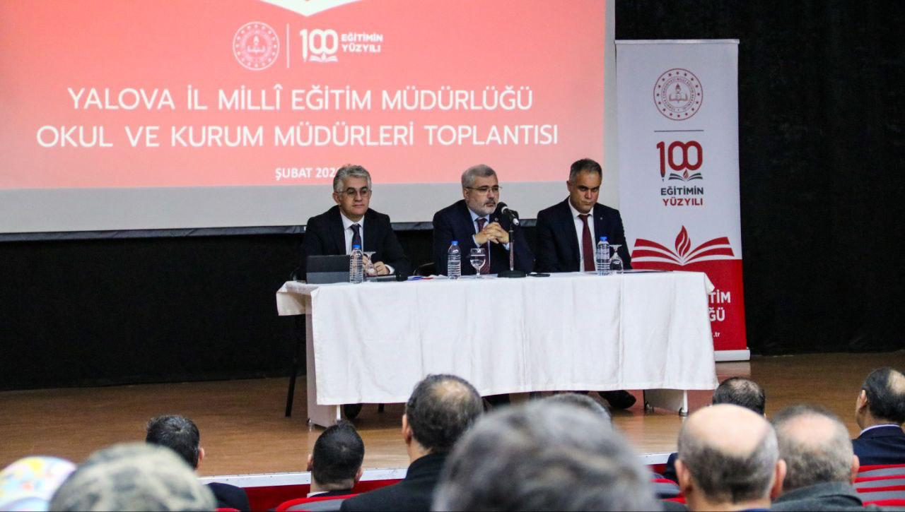 2025-2026 Eğitim Öğretim Yılı İkinci Dönem Başı Okul/Kurum Müdürleri Toplantısı Yapıldı