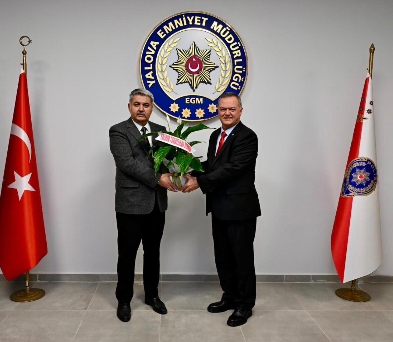 Yalova Tokatlılar Derneği’nden Emniyet Müdürü Yılmaz Delen’e Hayırlı Olsun Ziyareti