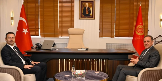 UEDAŞ ve YTSO Heyetinden Yalova Valisi Dr. Ahmet Hamdi Usta’ya Hayırlı Olsun Ziyareti