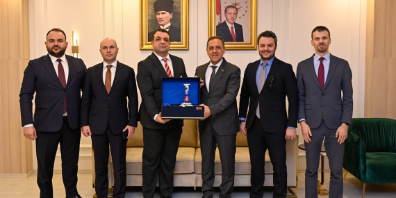 UEDAŞ Üst Yönetiminden Yalova Valisi Dr. Ahmet Hamdi Usta’ya Hayırlı Olsun Ziyareti