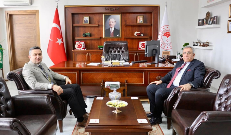 Emekli Vali Yardımcısı Mehmet Bahattin Atçı’dan İl Müdürlüğüne Veda Ziyareti