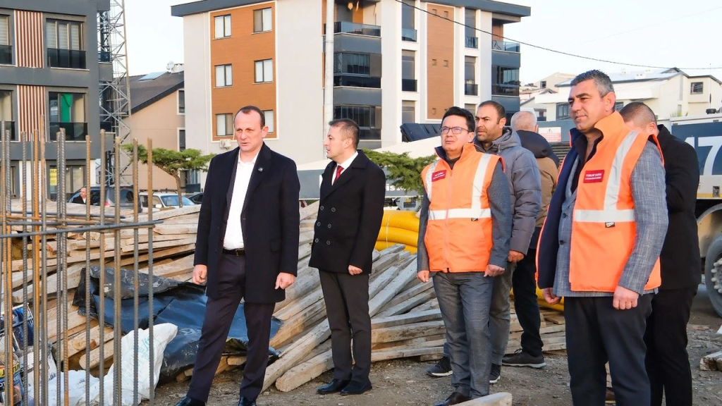 ÇİFTLİKKÖY’DE YENİ SU DEPOSU İNŞAATI SON HIZLA SÜRÜYOR