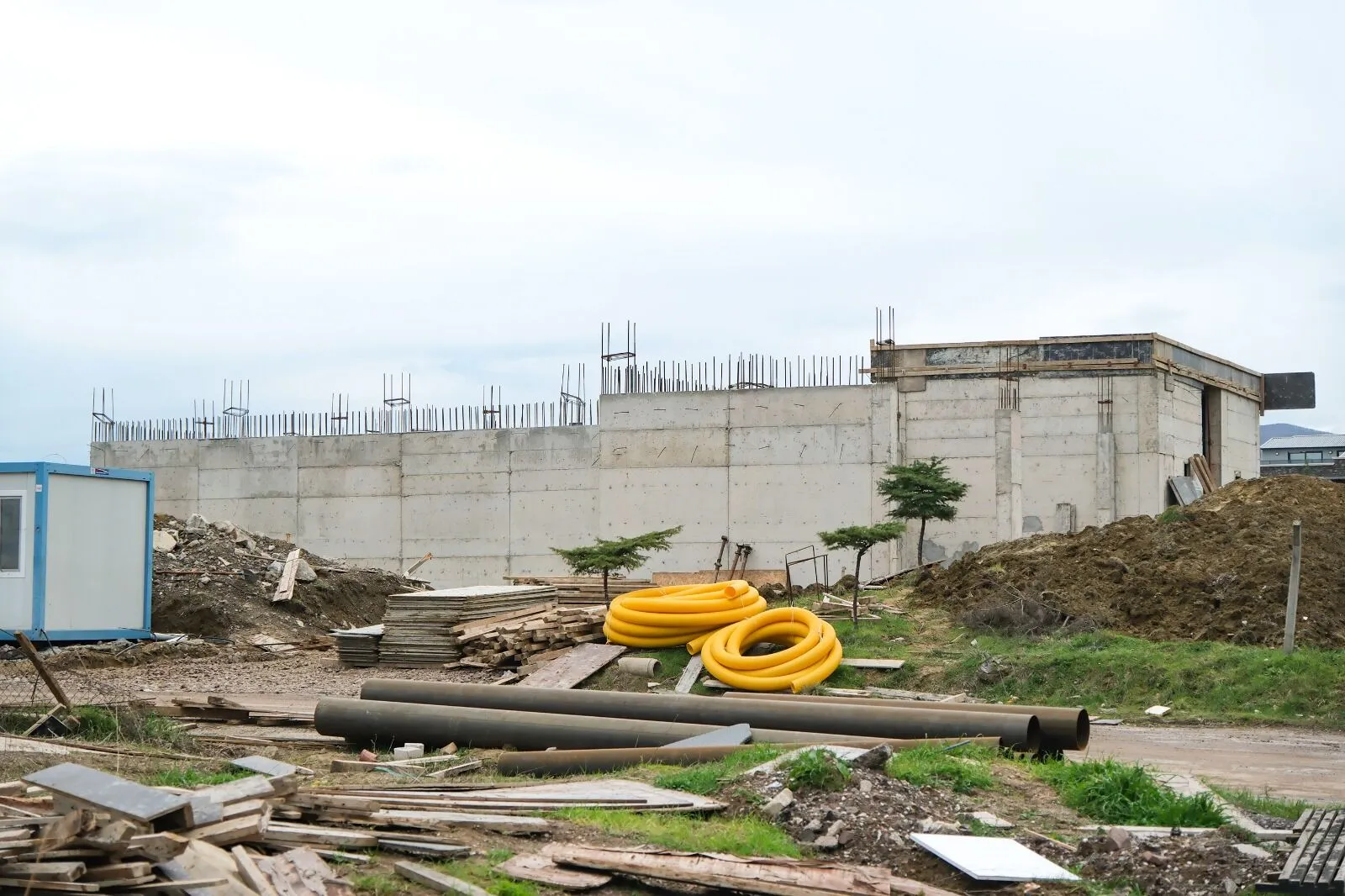 ÇİFTLİKKÖY’DE YENİ SU DEPOSU İNŞAATI SON HIZLA SÜRÜYOR