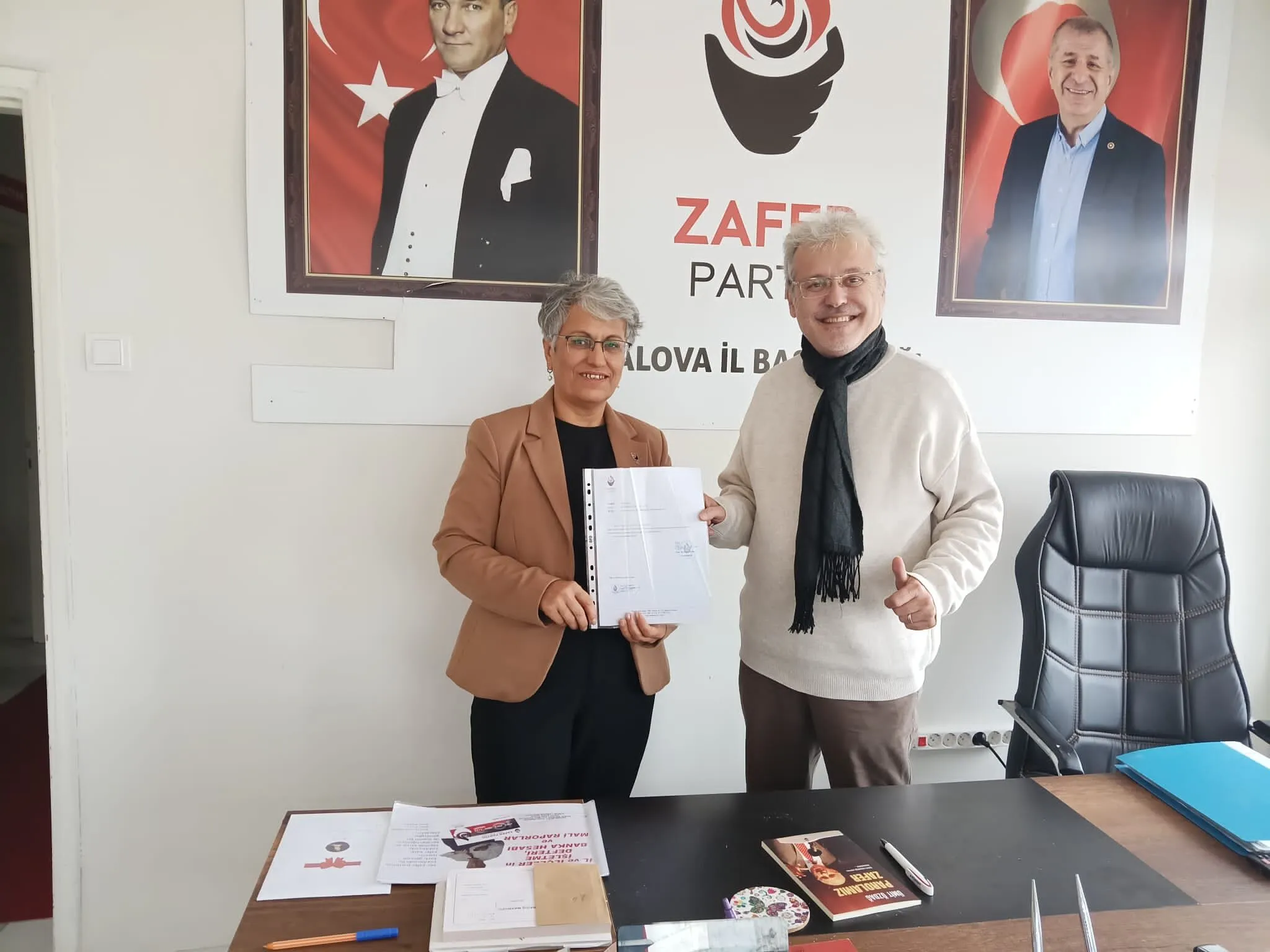 Zafer Partisi Armutlu İlçe Başkanlığına Türkan Özkaya Atandı