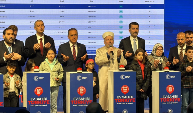 Yalova’da 500 Bin Sosyal Konut Kuraları Çekildi: TOKİ’den 6 Milyar Liralık Dev Yatırım