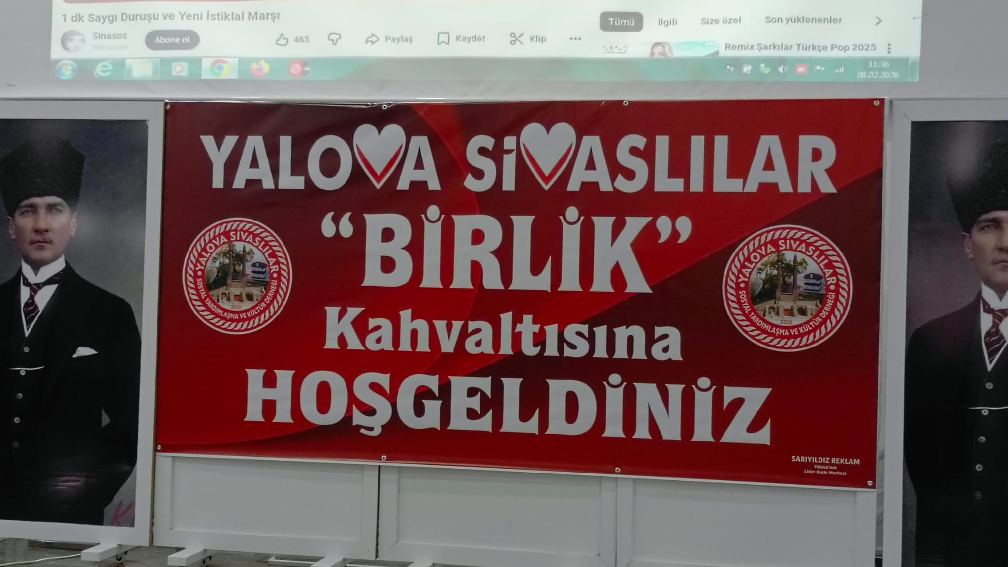Yalova Sivaslılar Derneği’nden Birlik ve Beraberliği Güçlendiren Anlamlı Buluşma