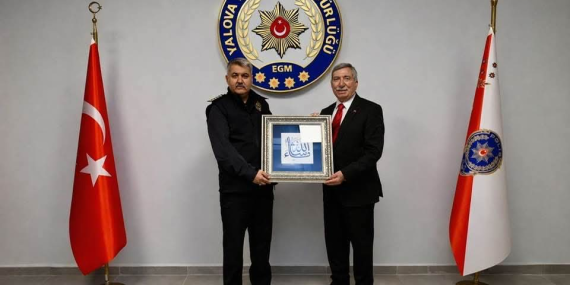 MHP İl Başkanı Güldoğan’dan İl Emniyet Müdürü Yılmaz Delen’e Hayırlı Olsun Ziyareti