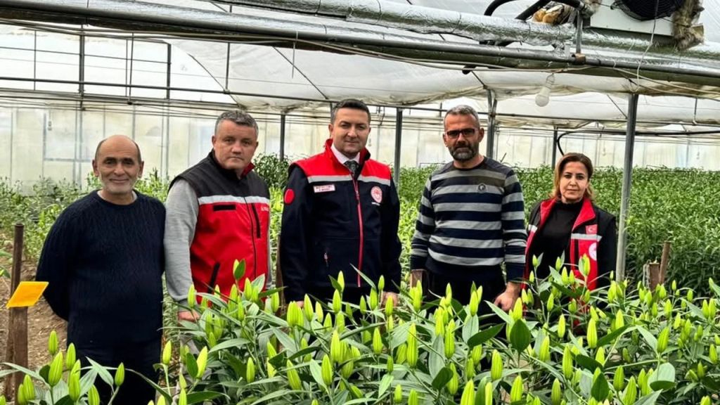 Sevgililer Günü Öncesi Yalova’da Çiçek Üreticilerine Moral Ziyareti