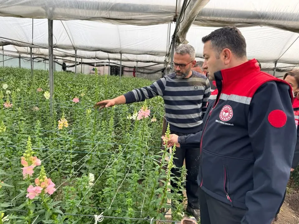 Sevgililer Günü Öncesi Yalova’da Çiçek Üreticilerine Moral Ziyareti