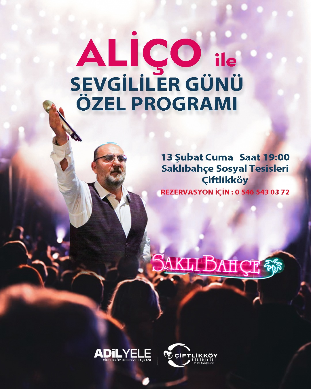ÇİFTLİKKÖY’DE 14 ŞUBAT’A ÖZEL ALİÇO KONSERİ