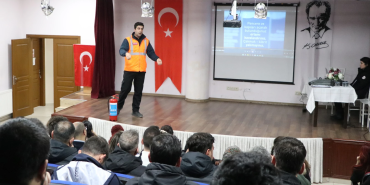 ÇİFTLİKKÖY İTFAİYESİ’NDEN YANGIN EĞİTİMLERİ