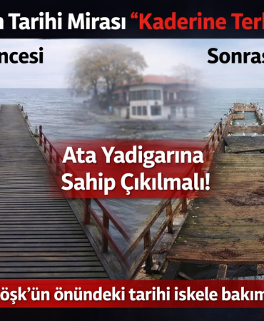 Yalova’nın Tarihi Mirası Alarm Veriyor: Yürüyen Köşk İskelesi Bakımsızlığa Terk Edildi