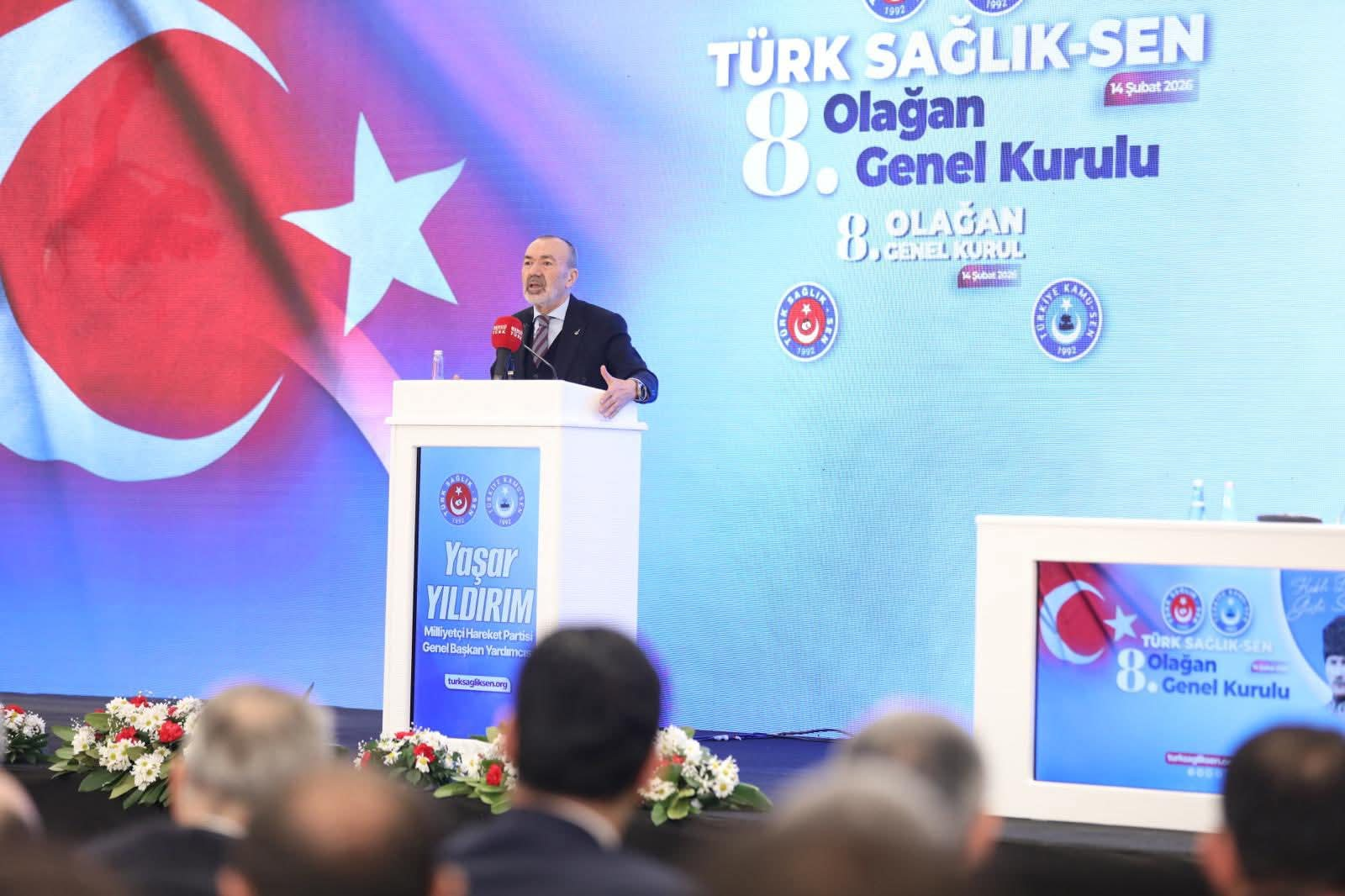 Türk Sağlık-Sen 8. Olağan Genel Kurulu Coşkuyla Gerçekleştirildi 5 Türk Sağlık-Sen 8. Olağan Genel Kurulu Coşkuyla Gerçekleştirildi