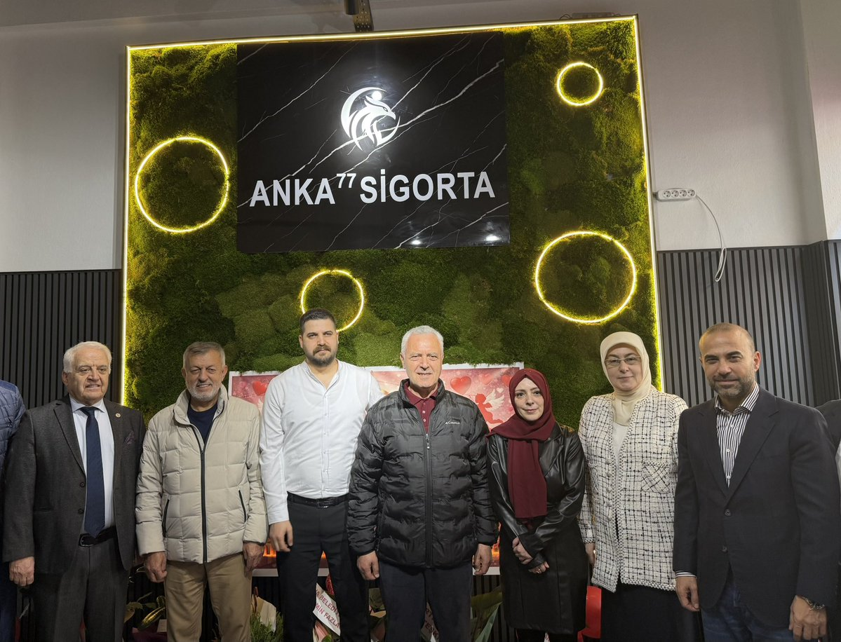 AK Parti Yalova Teşkilatı, Anka 77 Sigorta’nın Açılışında Buluştu