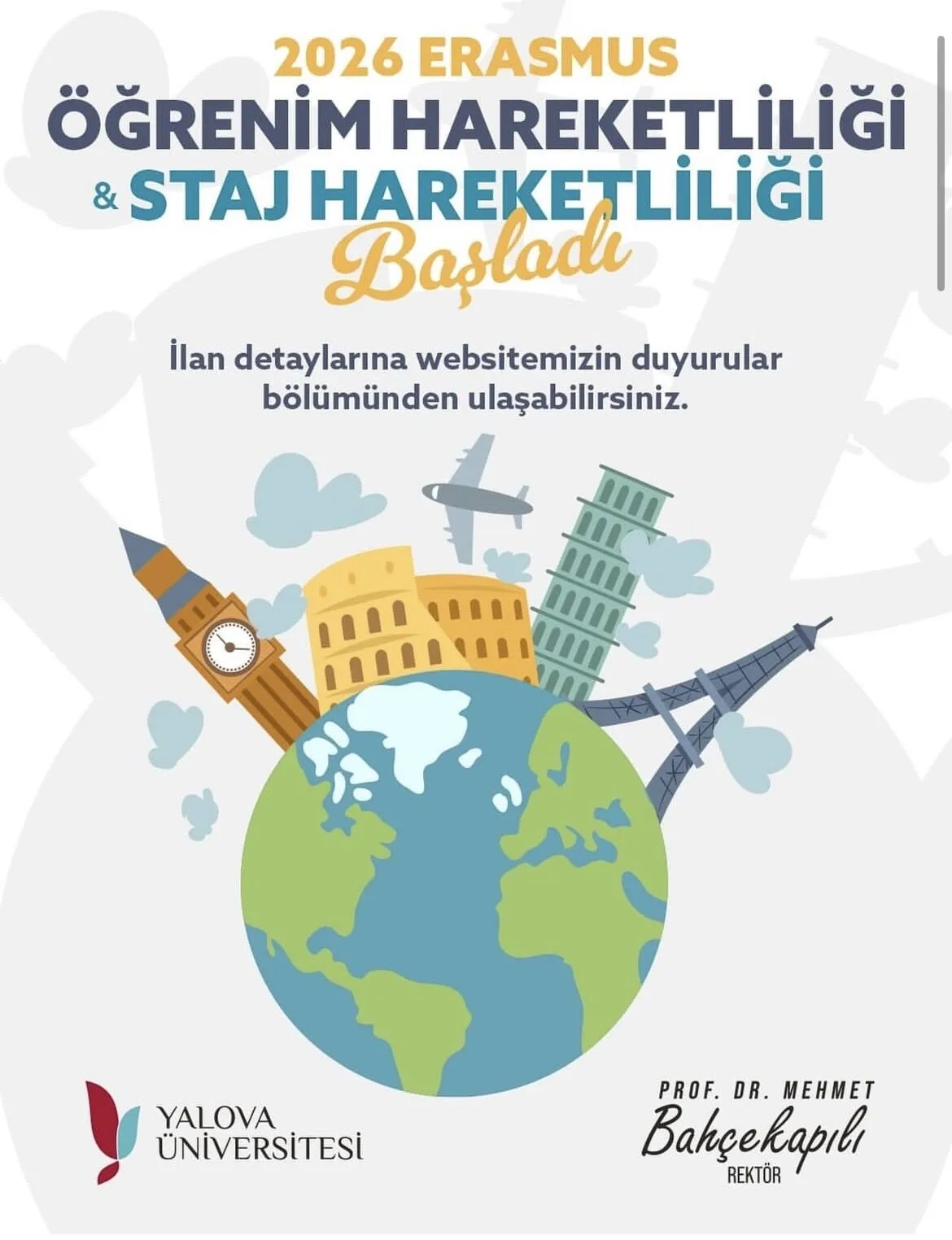 Yalova Üniversitesi’nde Erasmus+ Dönemi Başladı: 2026–2027 Başvuruları 2 Mart’a Kadar Sürecek 4 Yalova Üniversitesi’nde Erasmus+ Dönemi Başladı: 2026–2027 Başvuruları 2 Mart’a Kadar Sürecek
