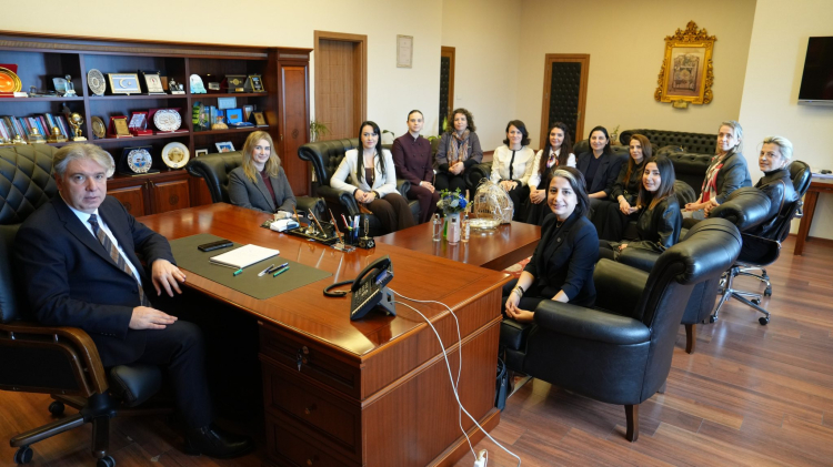 YTSO Kadın Girişimciler Kurulu’ndan Rektör Bahçekapılı’ya Ziyaret