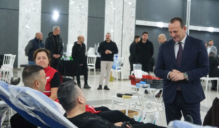 ÇİFTLİKKÖY’DEN KAN BAĞIŞINA DESTEK